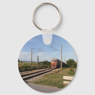 Electric Train Keychain