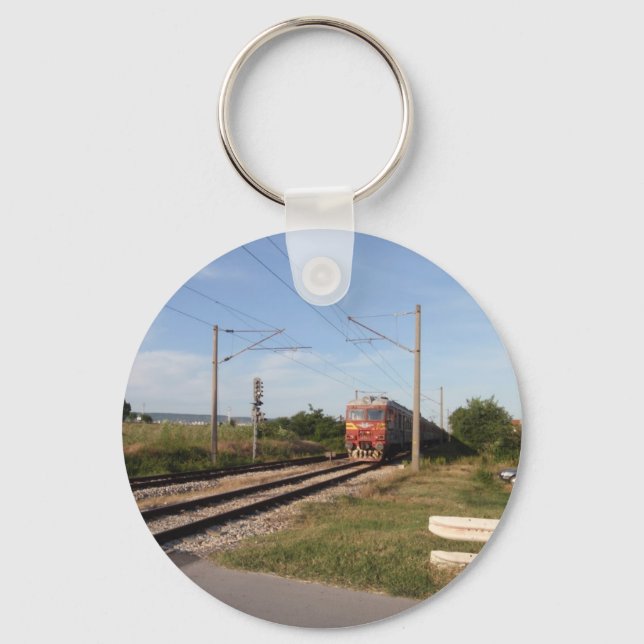 Electric Train Keychain (Front)