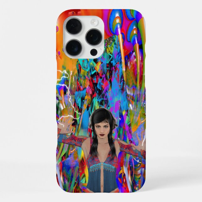 Electric Traveller iPhone Case (Back)