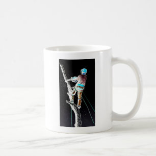 Electric Tree Surgeon Arborist chainsaw Coffee Mug