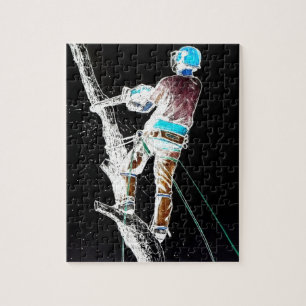Electric  Tree Surgeon Arborist chainsaw Jigsaw Puzzle