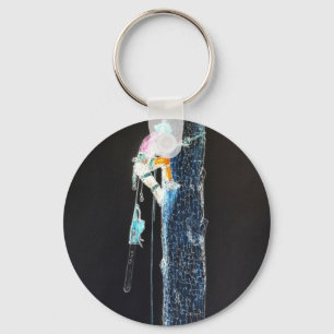 Electric  Tree Surgeon Arborist chainsaw Keychain