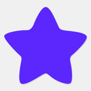 Electric Ultramarine Star Sticker