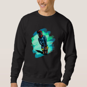 Electric Unicycle Ink Colours Design Sweatshirt