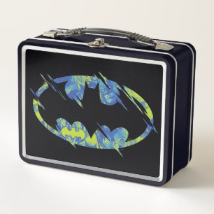 Electric Up Batman Symbol Metal Lunch Box