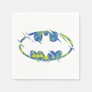Electric Up Batman Symbol Napkin