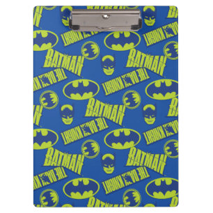 Electric Up Batman - The Dark Knight Pattern Clipboard