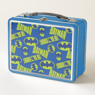 Electric Up Batman - The Dark Knight Pattern Metal Lunch Box