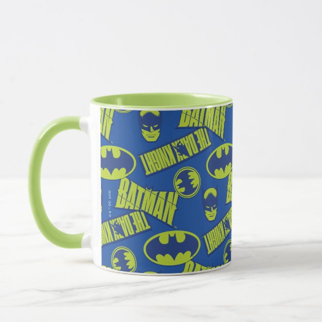 Electric Up Batman - The Dark Knight Pattern Mug (Left)