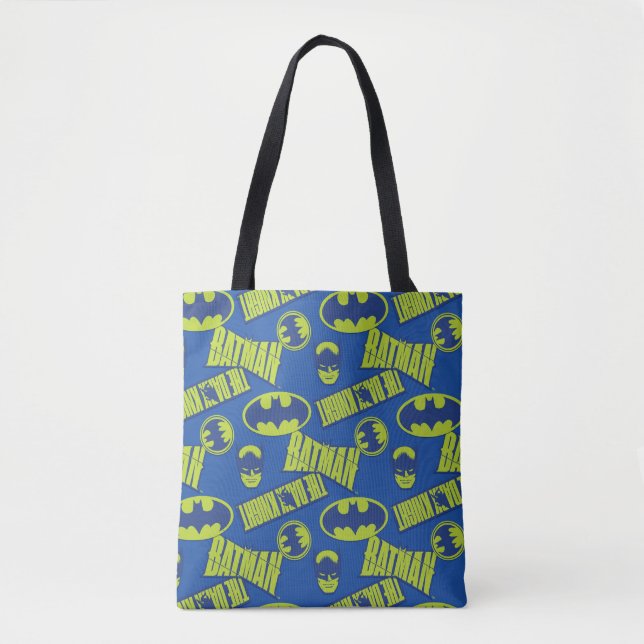 Electric Up Batman - The Dark Knight Pattern Tote Bag (Front)