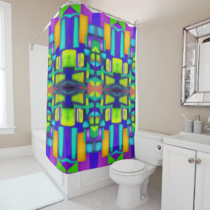 Electric Vibes Dreams Stylish Vintage Abstract Art