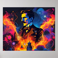 Electric Visionary: Nikola Tesla's Lightning