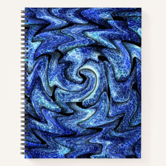Electric Vortex - 8.5" x 11" Spiral Notebook
