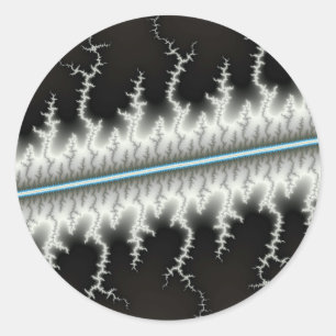 Electric Wire - Fractal Classic Round Sticker