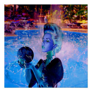 Electric witch poster