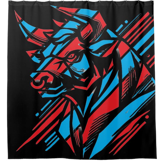 Electric Wolf Geometric Design (Front)