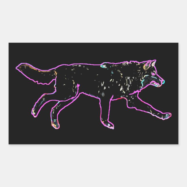 Electric Wolf Sticker (Front)