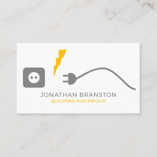 Electrical Cable, Electrician Business Card