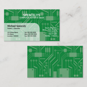 Electrical Circuit Board Business Card