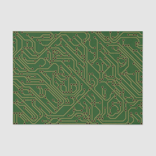 Electrical Circuit Board Tissue Paper (Front)