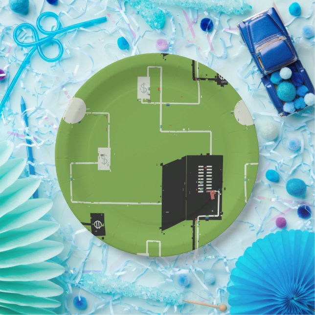 Electrical Circuits Paper Plate (Party)