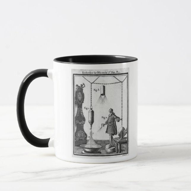 Electrical discharge of bodies mug (Left)