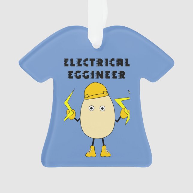 Electrical Eggineer Ornament (Front)
