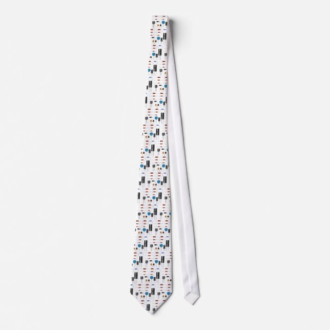 Electrical Electronics Engineer retro Tie (Front)