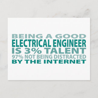 Electrical Engineer 3% Talent Postcard