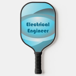 Electrical Engineer Blue Pickleball Paddle
