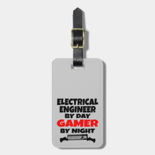 Electrical Engineer by Day Gamer by Night Luggage Tag