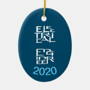 Electrical Engineer Character Ceramic Ornament