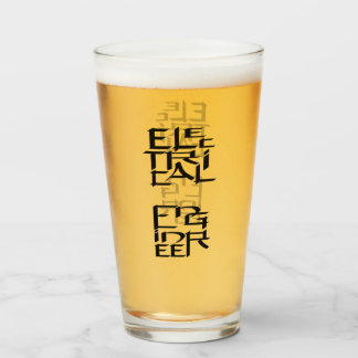 Electrical Engineer Character Glass