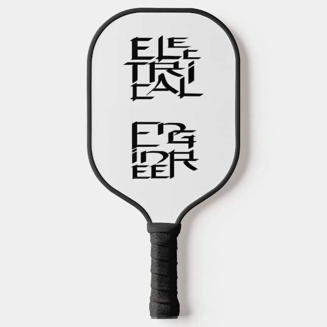 Electrical Engineer Character Pickleball Paddle (Front)