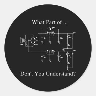 Electrical Engineer Classic Round Sticker