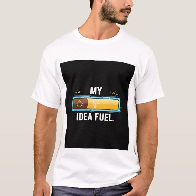 Electrical Engineer Coffee Idea Fuel Gift T-Shirt (Front)