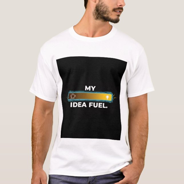 Electrical Engineer Coffee Idea Fuel Gift T-Shirt (Front)