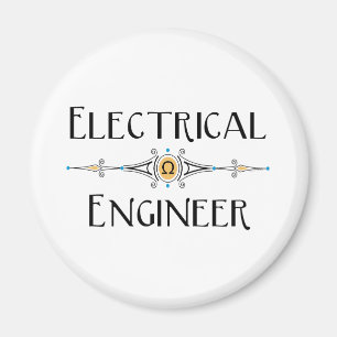 Electrical Engineer Decorative Line  Magnet