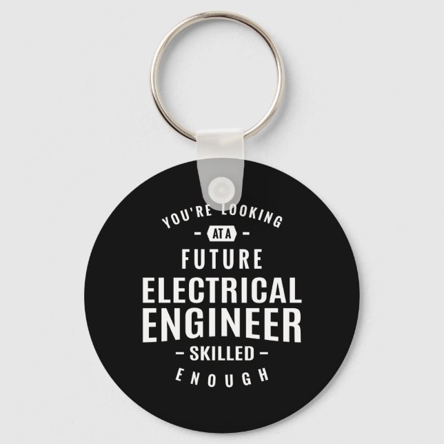 Electrical Engineer Gift Keychain (Front)