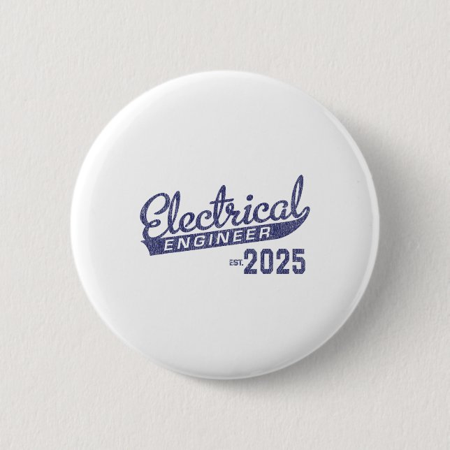 Electrical Engineer Graduation 2025 1  2 Inch Round Button (Front)