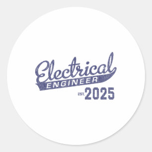 Electrical Engineer Graduation 2025 1  Classic Round Sticker