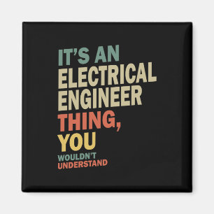 Electrical Engineer Job Title Gift Magnet