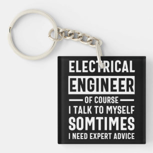 Electrical engineer keychain