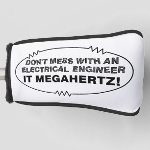 Electrical Engineer Megahertz Oval Golf Head Cover