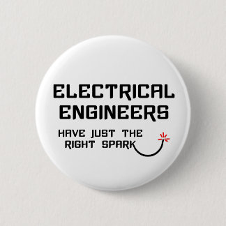 Electrical Engineer Right Spark 2 Inch Round Button