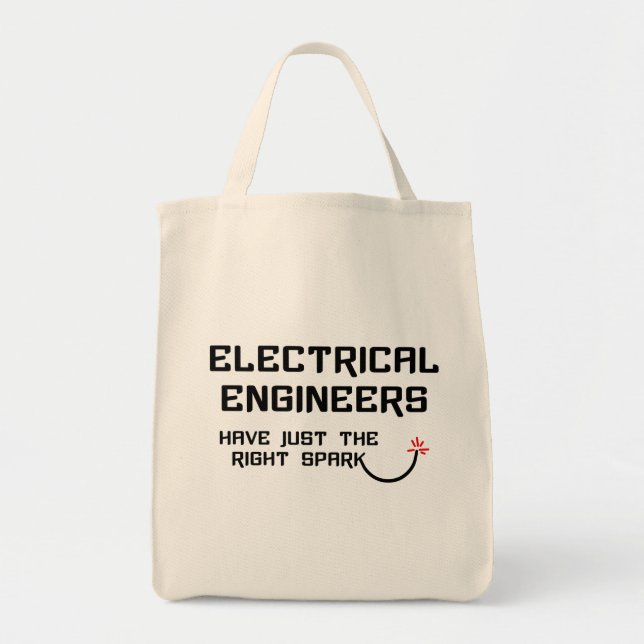 Electrical Engineer Right Spark Tote Bag (Front)