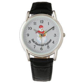 Electrical Engineer Snowman Watch