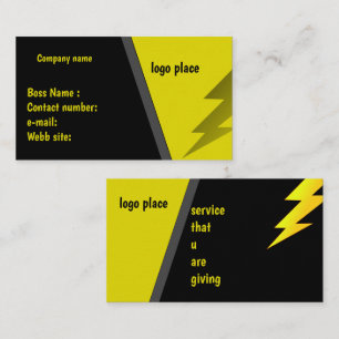 electrical engineering companies business card