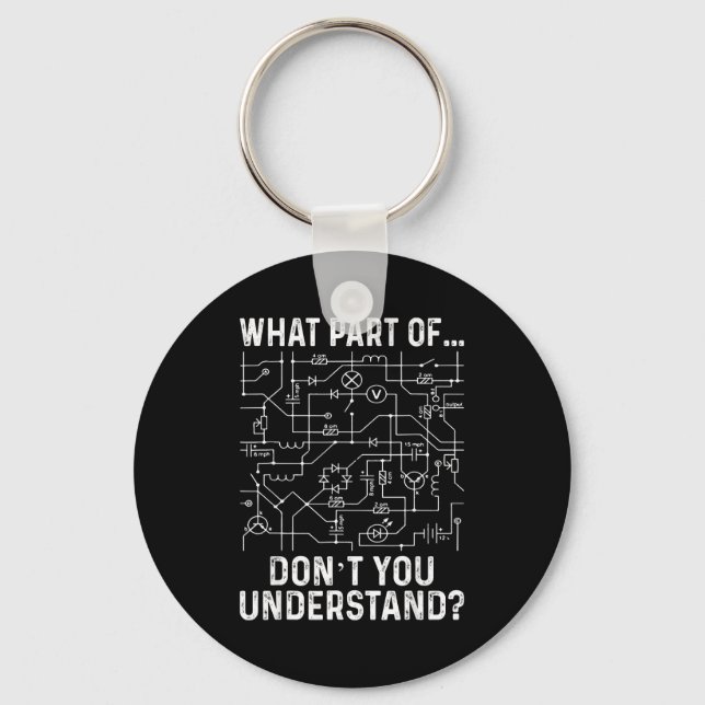 Electrical Engineering Electrical Engineer Men  Keychain (Front)