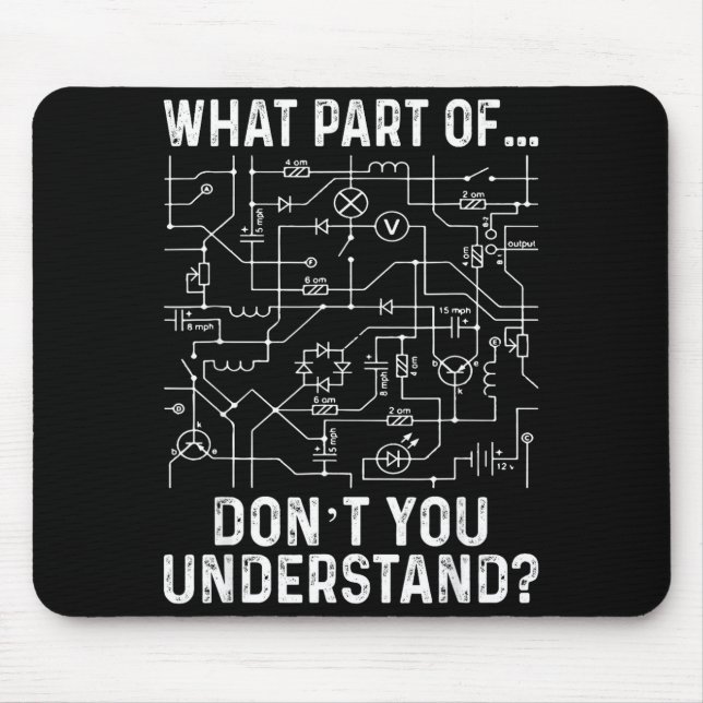 Electrical Engineering Electrical Engineer Men  Mouse Pad (Front)